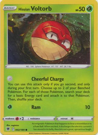 Hisuian Voltorb - 002/189 - Alternate Holo Promo