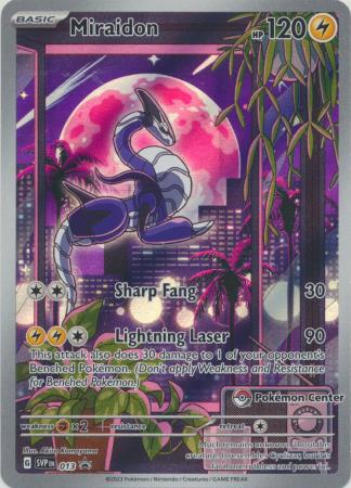 Miraidon - SVP013 - Pokemon Center Exclusive Illustration Rare Promo