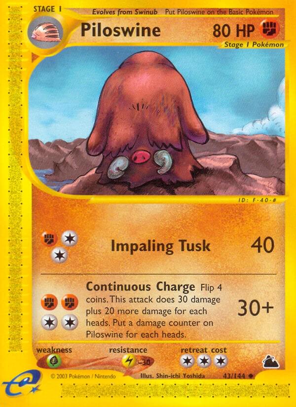 Piloswine - 43/144 - Uncommon