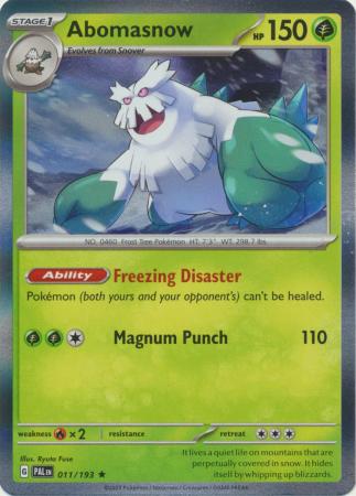 Abomasnow - 011/193 - Holo Rare