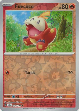 Fuecoco - 034/193 - Common alternate holo