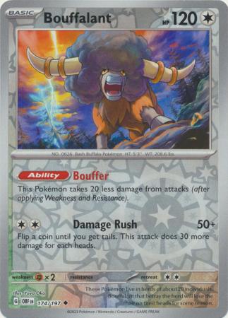 Bouffalant - 174/197 - Uncommon Reverse Holo