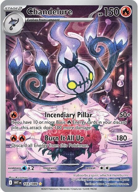Chandelure - 103/086 - Illustration Rare