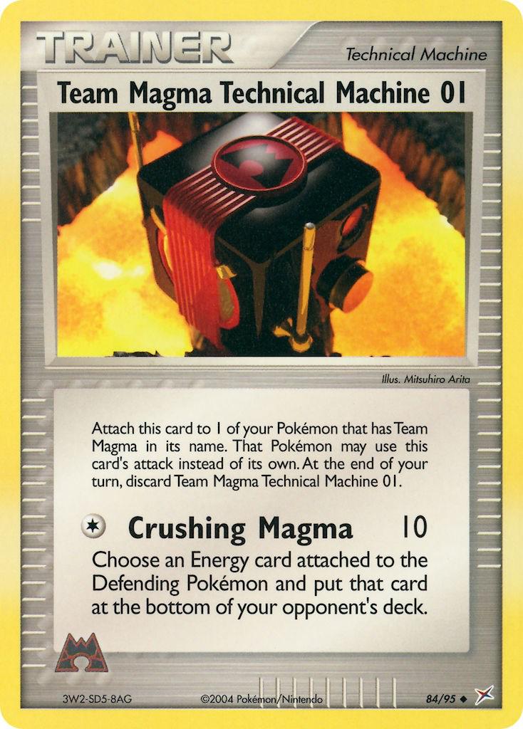 Team Magma Technical Machine 01 - 84/95 - Uncommon