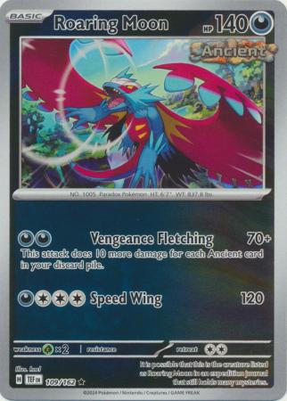Roaring Moon - 109/162 - Holo Rare Reverse Holo