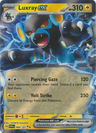 Luxray ex - 068/167 - Ultra Rare