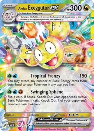 Alolan Exeggutor EX - 133/191 - Ultra Rare