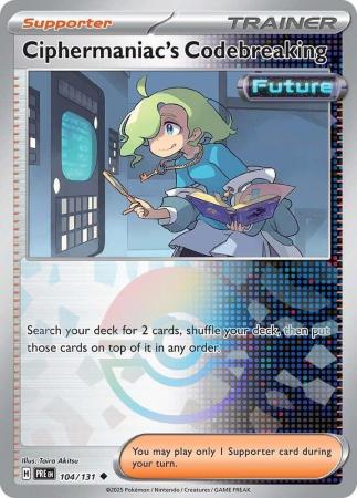 Ciphermaniac's Codebreaking - 104/131 - Uncommon Pokeball Reverse Holo