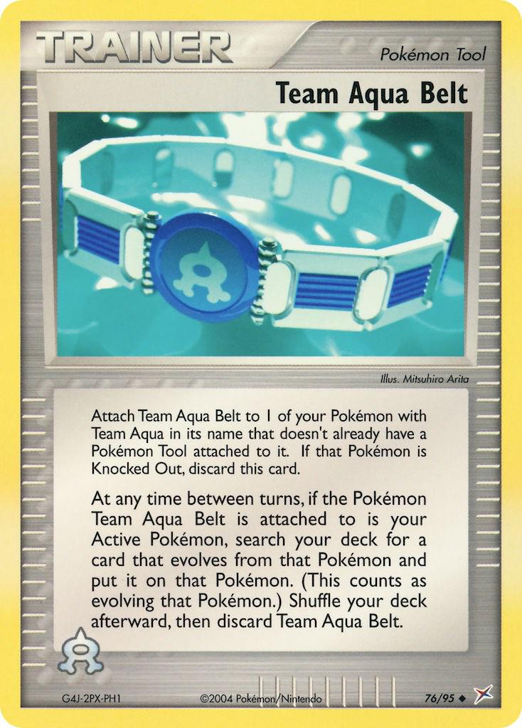 Team Aqua Belt - 76/95 - Uncommon