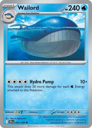 Wailord - 041/159 - Rare