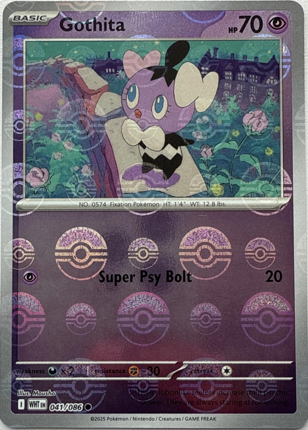 Gothita - 041/086 - Pokeball rare