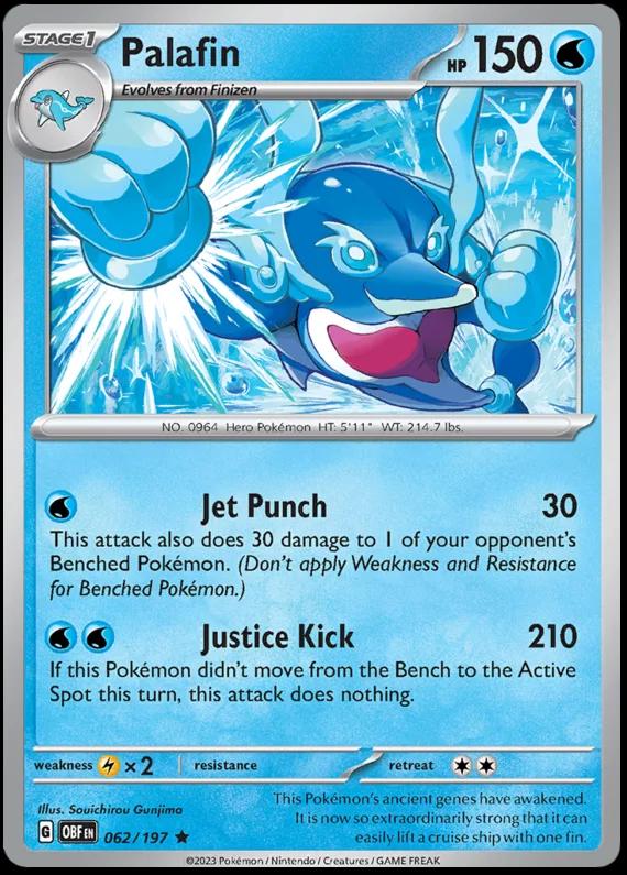 Palafin - 062/197 - Holo Rare