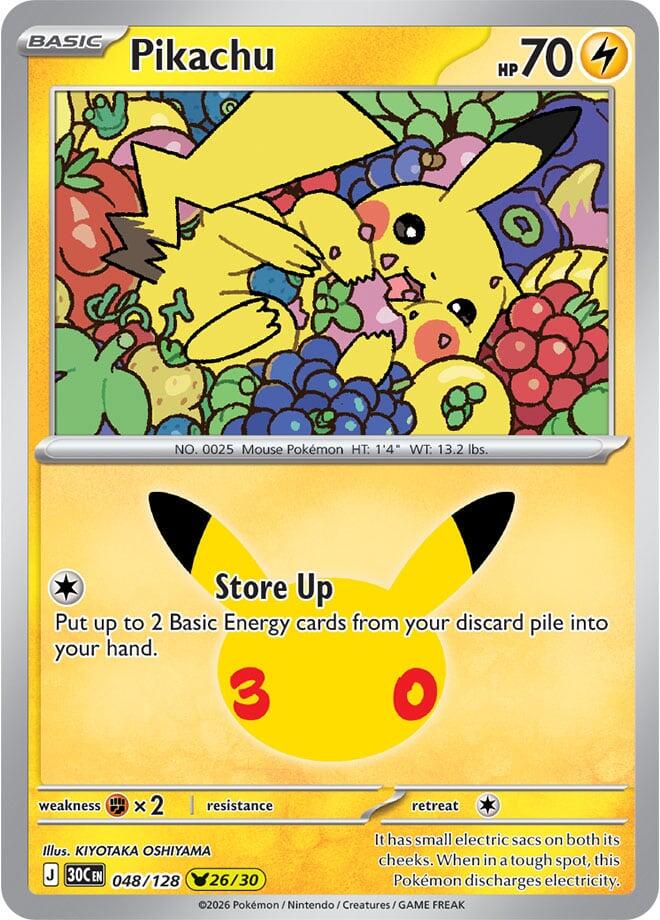 Pikachu - 048/128 - 26/30
