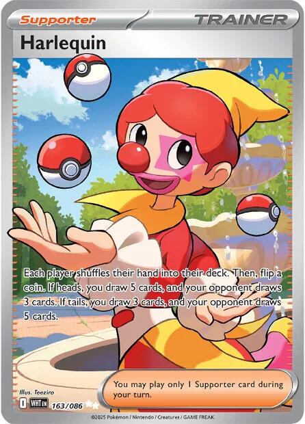 Harlequin - 163/086 - Full art ultra rare