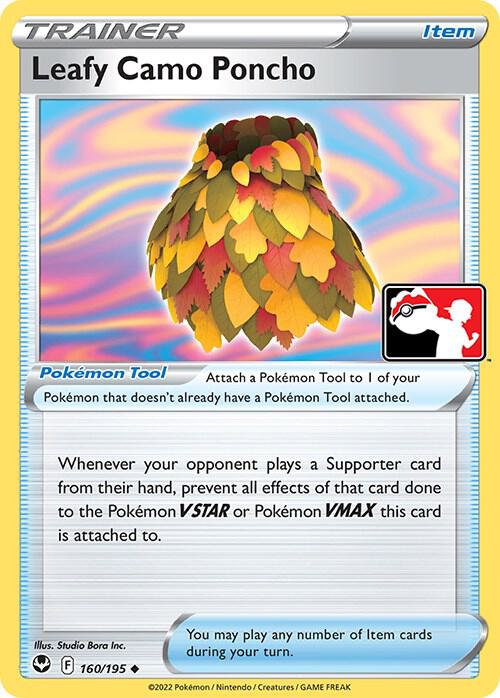 Leafy Camo Poncho - 160/195 - Uncommon - Prize pack