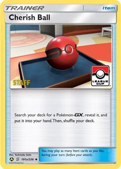 Cherish Ball - 191a/236 - uncommon reverse League Cup Promo