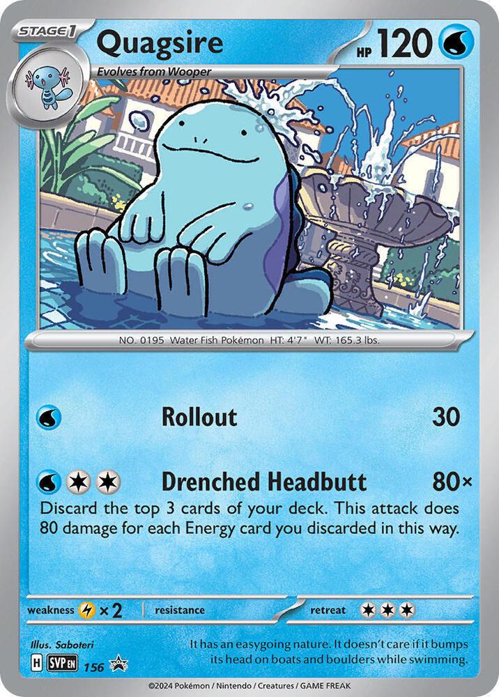 Quagsire - SVP156 - Holo Promo