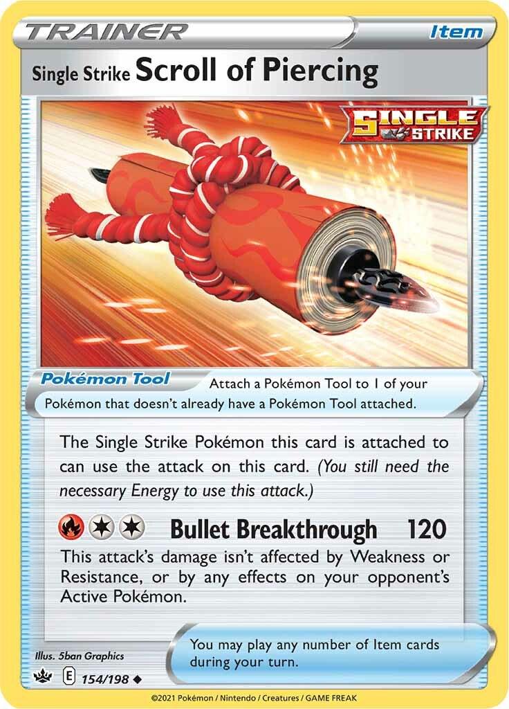 Scroll of Piercing Single Strike - 154/198 - uncommon