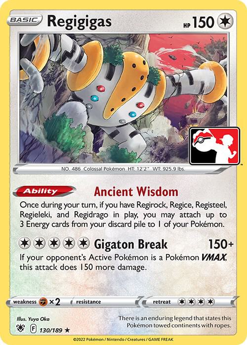 Regigigas - 130/189 - Rare - Prize pack
