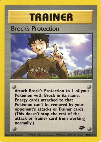 Brock´s Protection - 101/132 - Rare
