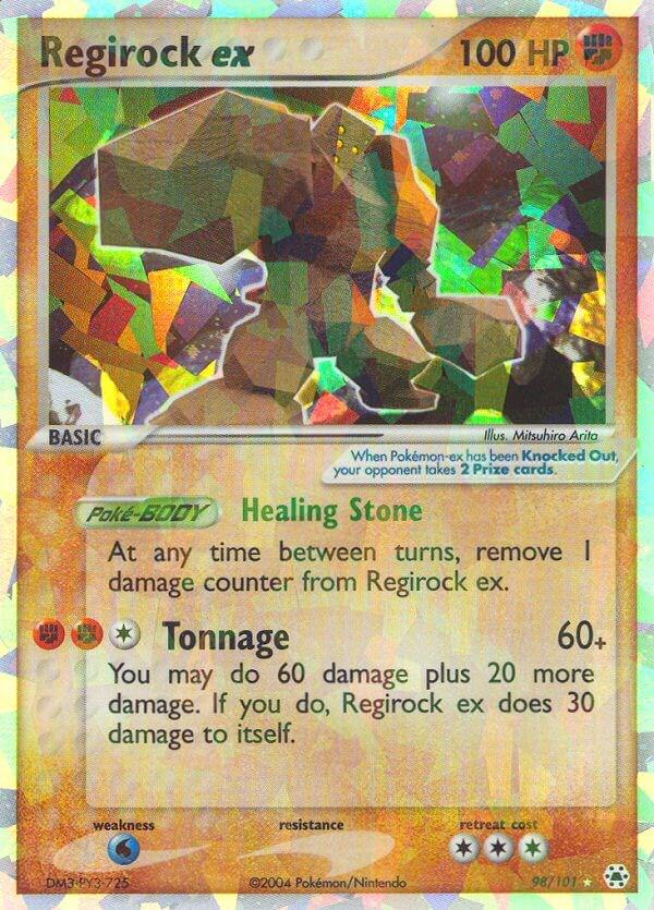 Regirock ex - 98/101 - Ultra rare