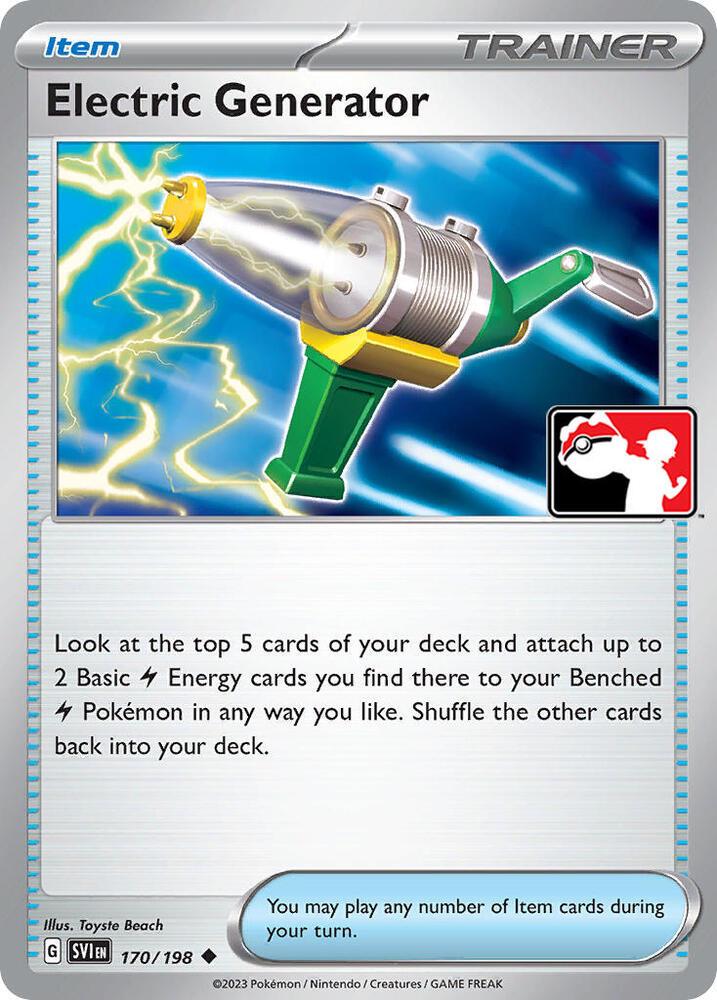 Electric Generator - 170/198 - Uncommon Prize pack