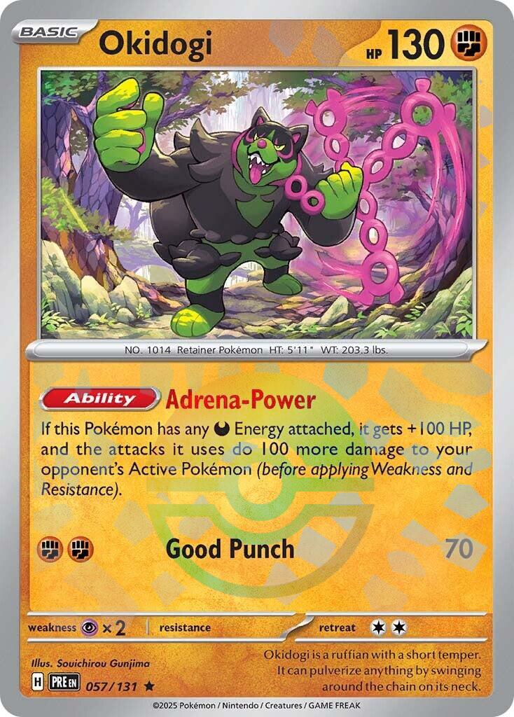 Okidogi - 057/131 - PokeBall Reverse Holo Rare