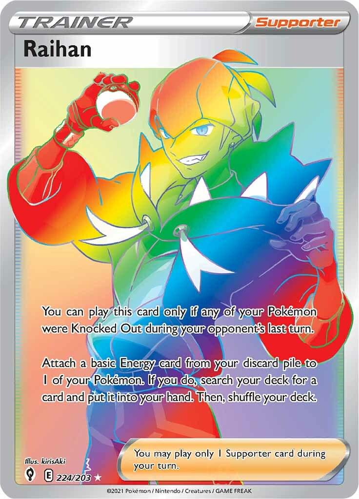 Raihan - 224/203 - Full art hyper rare