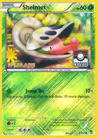 Shelmet - 8/111 - common - Holo 3rd place