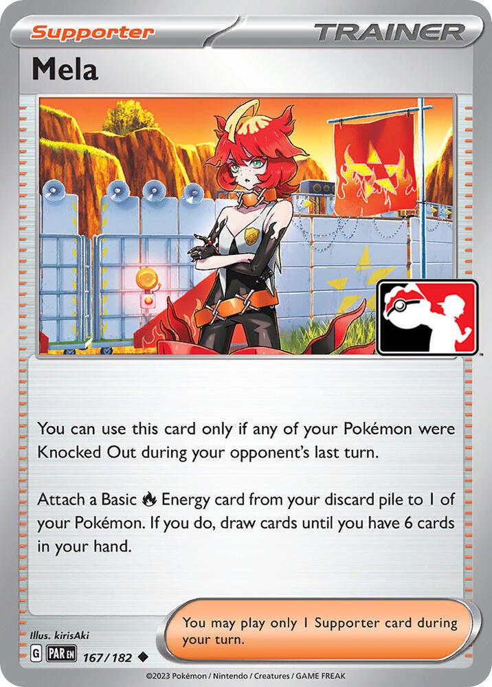 Mela - 167/182 - Uncommon - prize pack