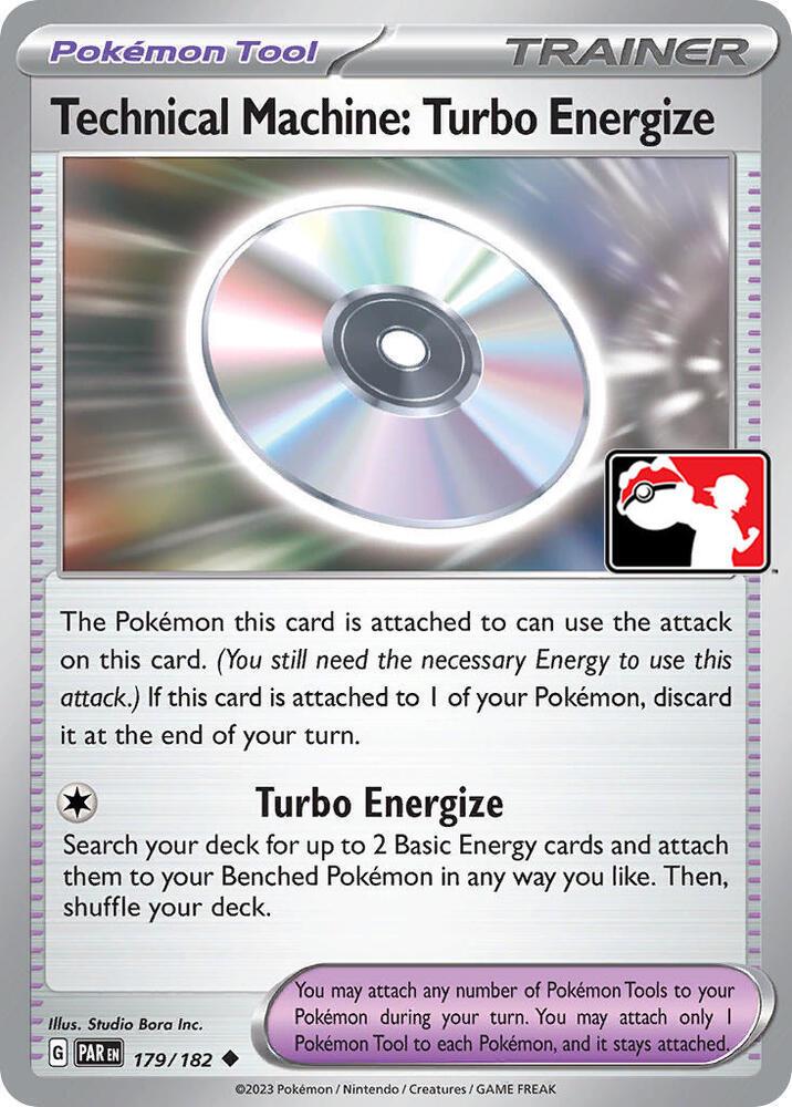 Technical Machine: Turboenergize - 179/182 - Uncommon - prize pack
