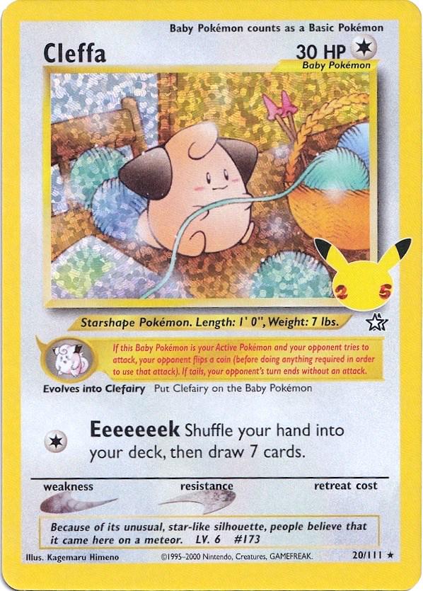 Cleffa - 20/111 - Rare holo