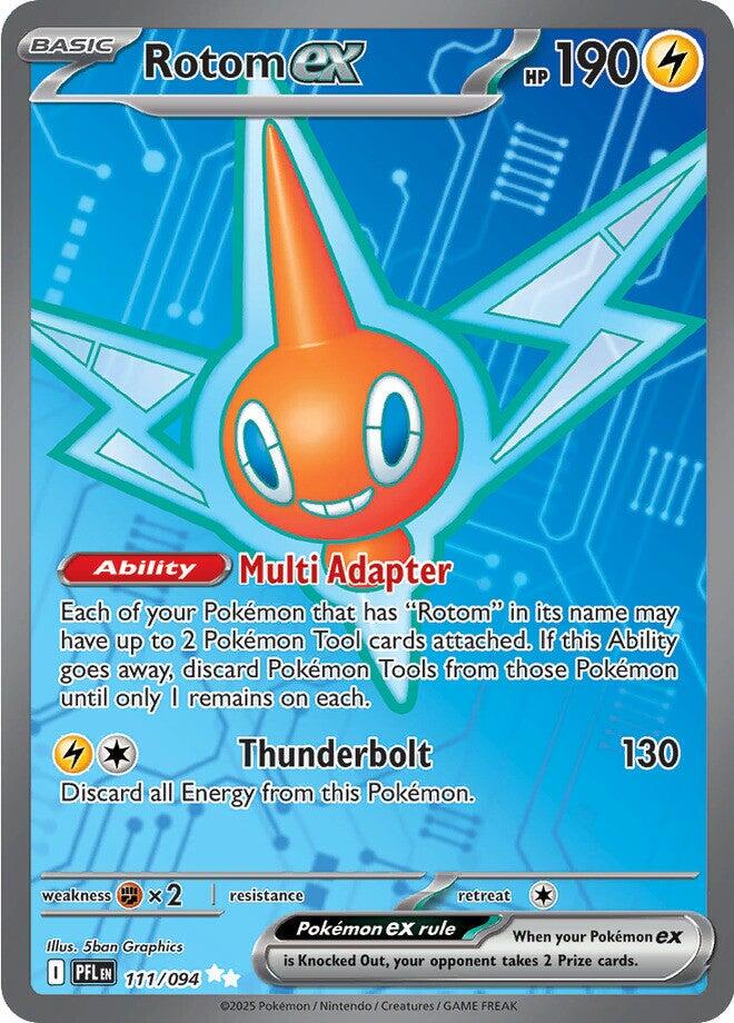 Rotom ex - 111/094 - Full art ultra Rare