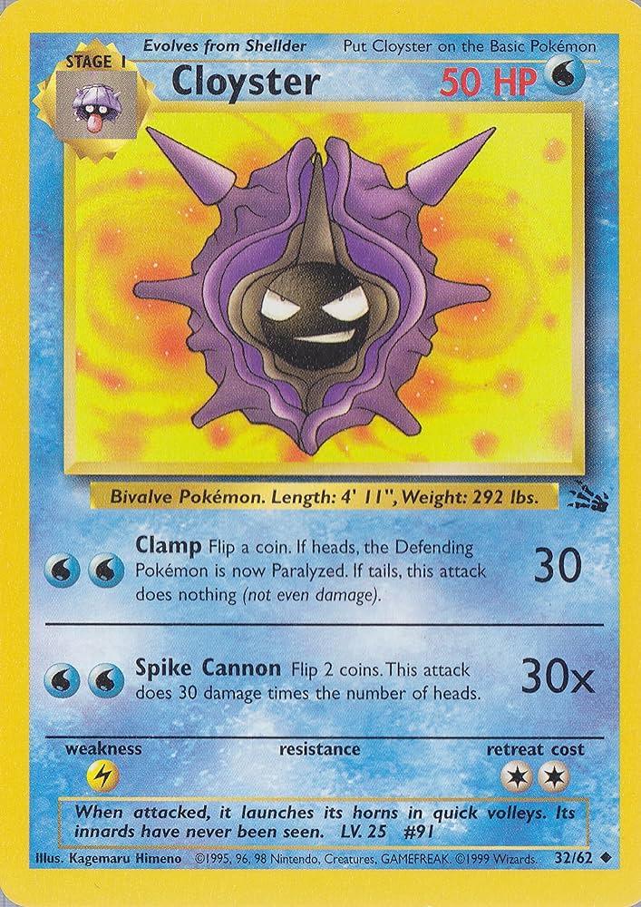 Cloyster - 32/62 - Uncommon
