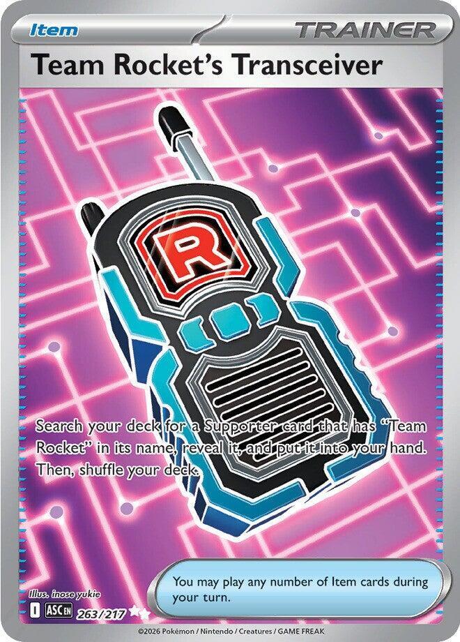 Team Rocket´s Transceiver - 263/217 - Full art ultra rare