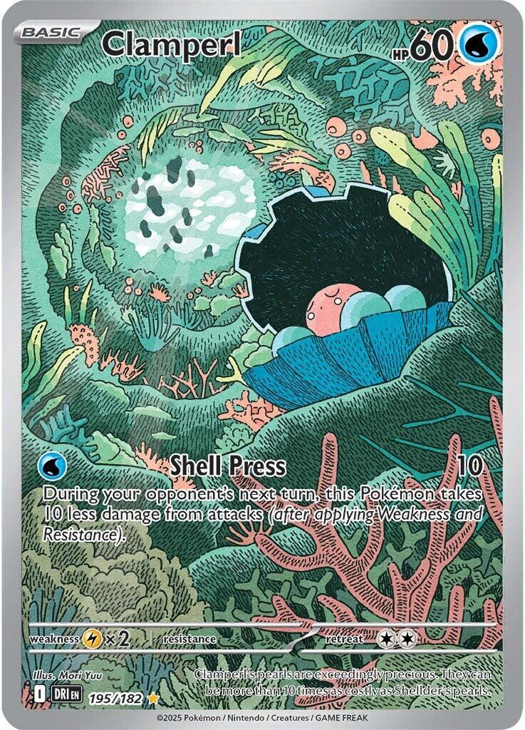 Clamperl - 195/182 - Illustration Rare
