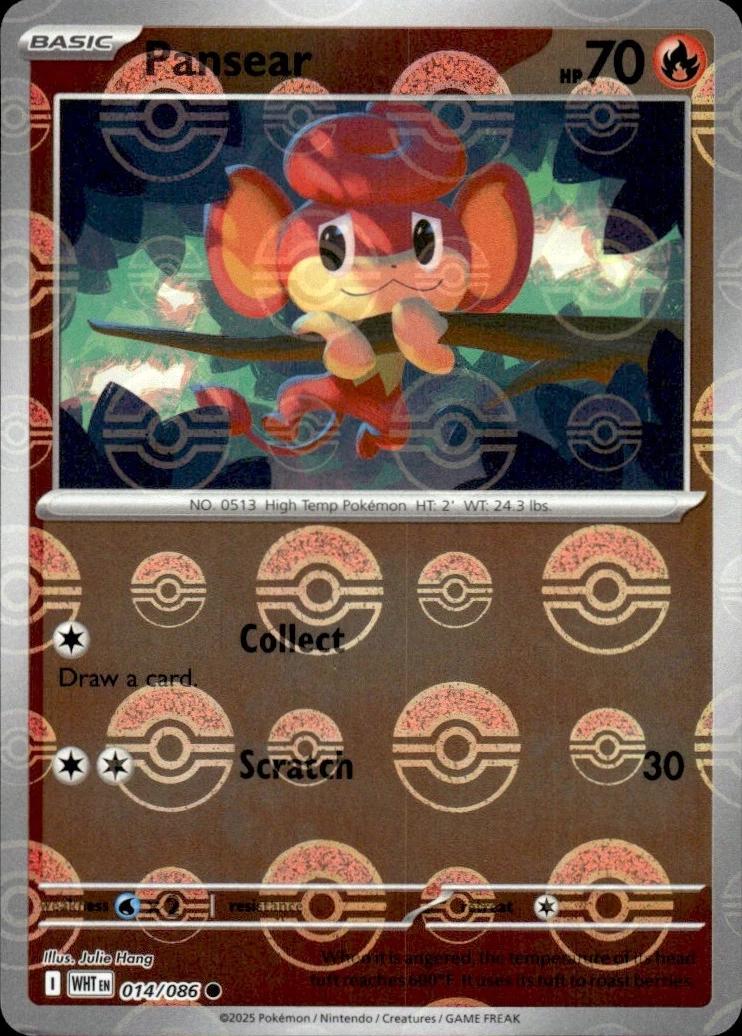 Pansear - 014/086 - Common Pokeball reverse
