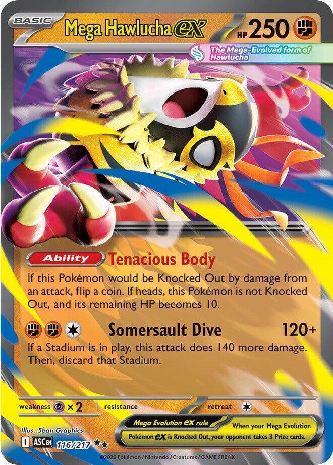 Mega Hawlucha ex - 116/217 - Ultra rare