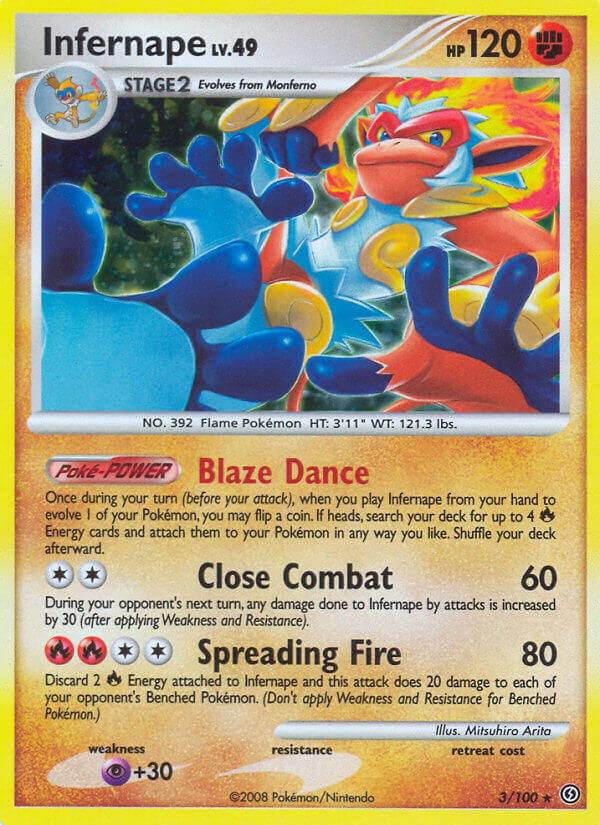 Infernape - 3/100 - Holo rare