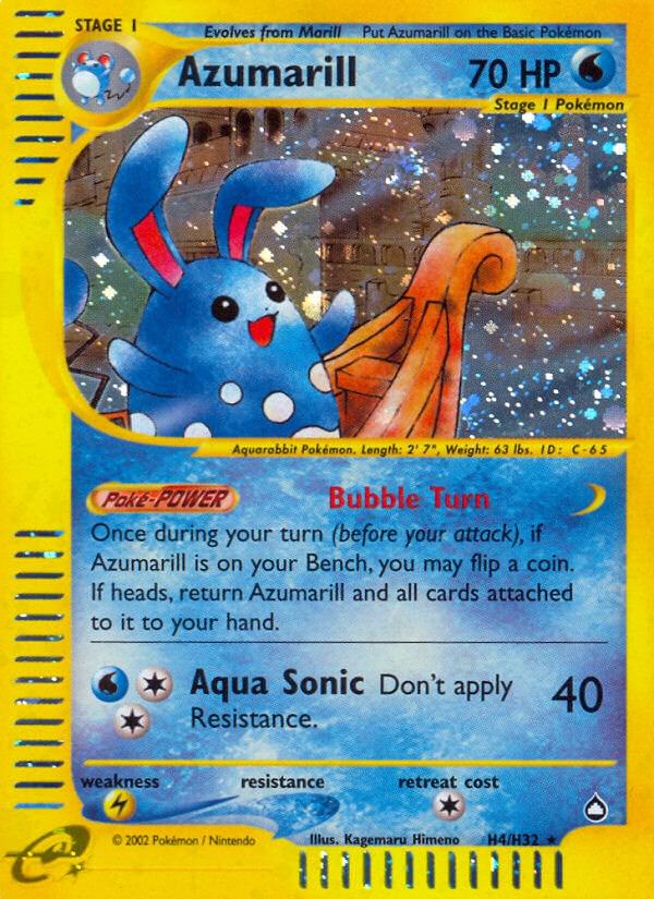 Azumarill - H4/H32 - Holo rare