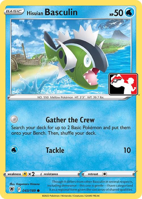 Hisuian Basculin - 043/189 - Common - Prize pack