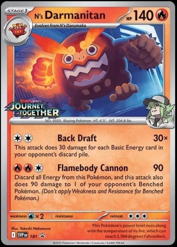 N´Darmanitan - SVP181 - holo promo prerelease
