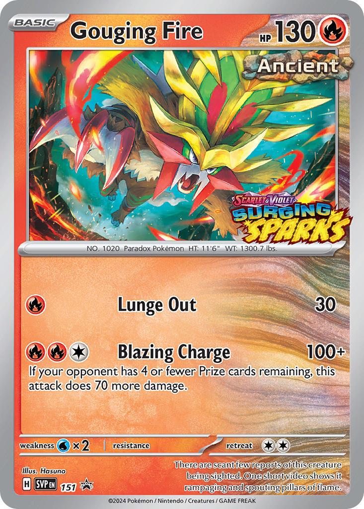 Gouging Fire - SVP151 - holo promo prerelease