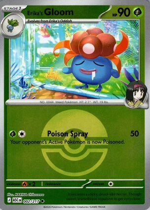 Gloom - 002/217 - Uncommon pokeball