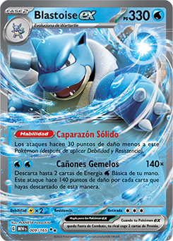 Blastoise ex - 009/165 - Ultra Rare Jumbo