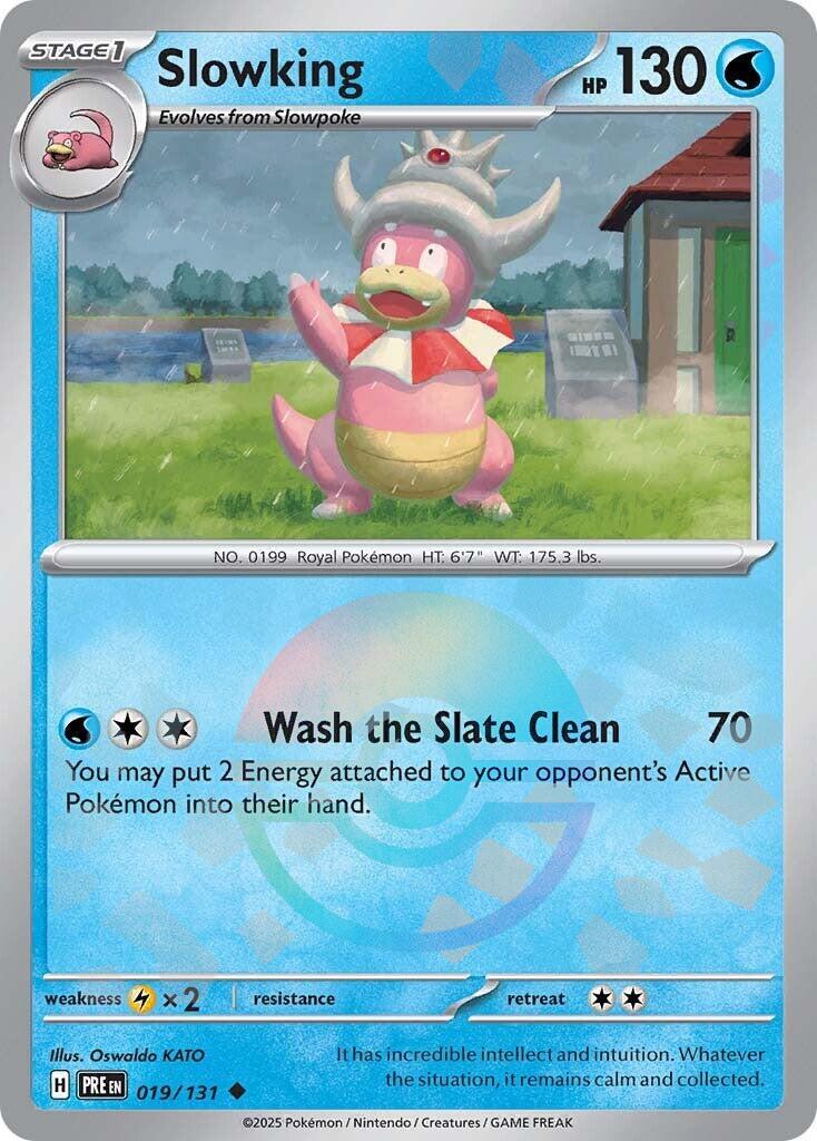 Slowking - 019/131 - Uncommon reverse Pokeball