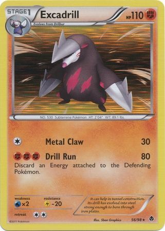 Excadrill - 56/98 - Holo Rare