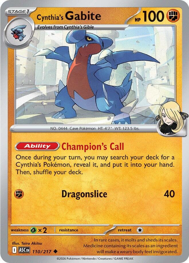 Cynthia´s Gabite - 110/217 - Uncommon