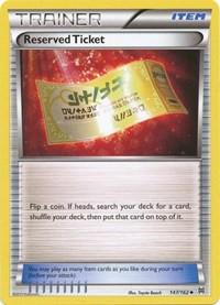 Reserved Ticket - 147/162 - uncommon