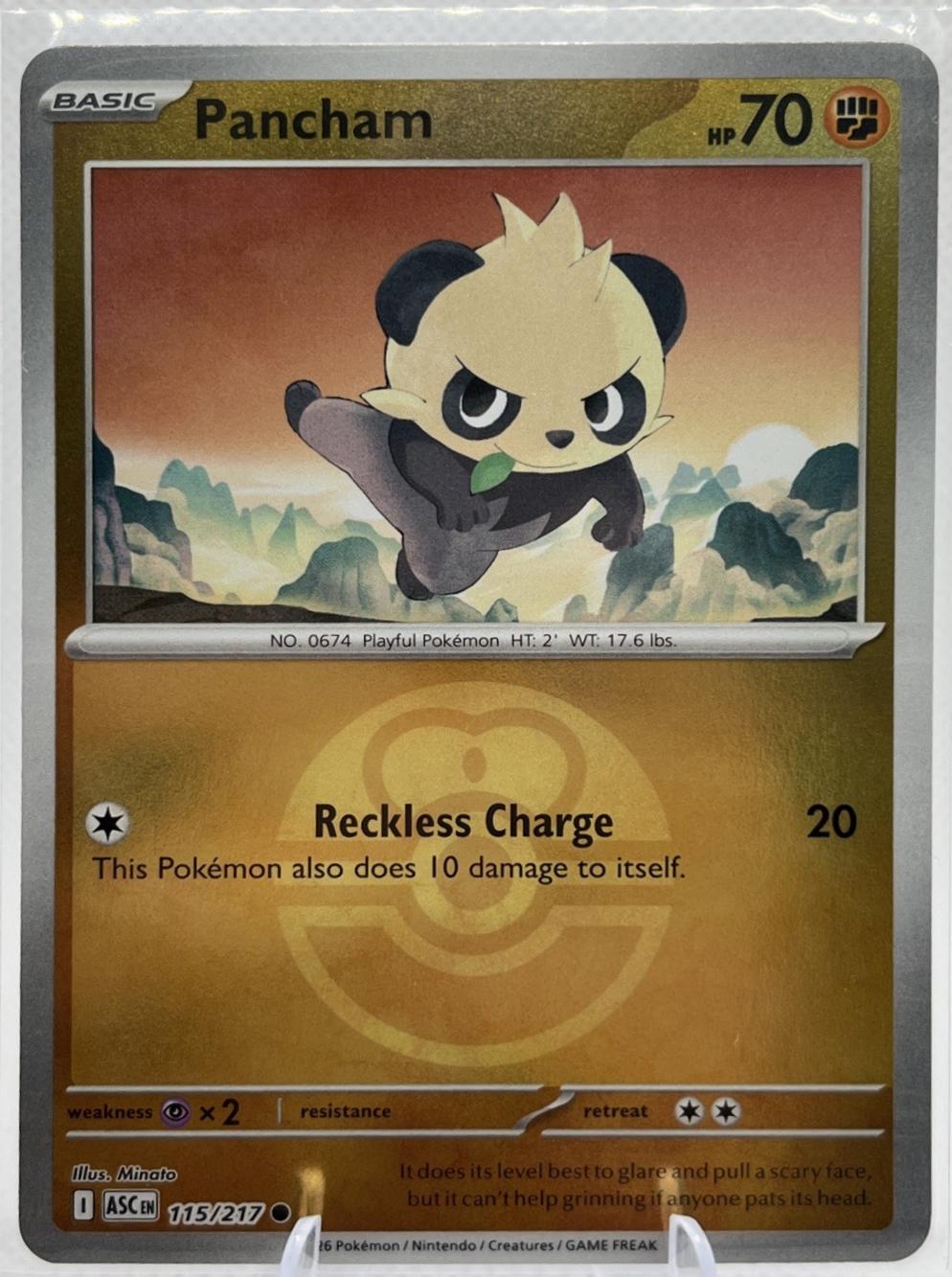 Pancham - 115/217 - Common reverse Love ball